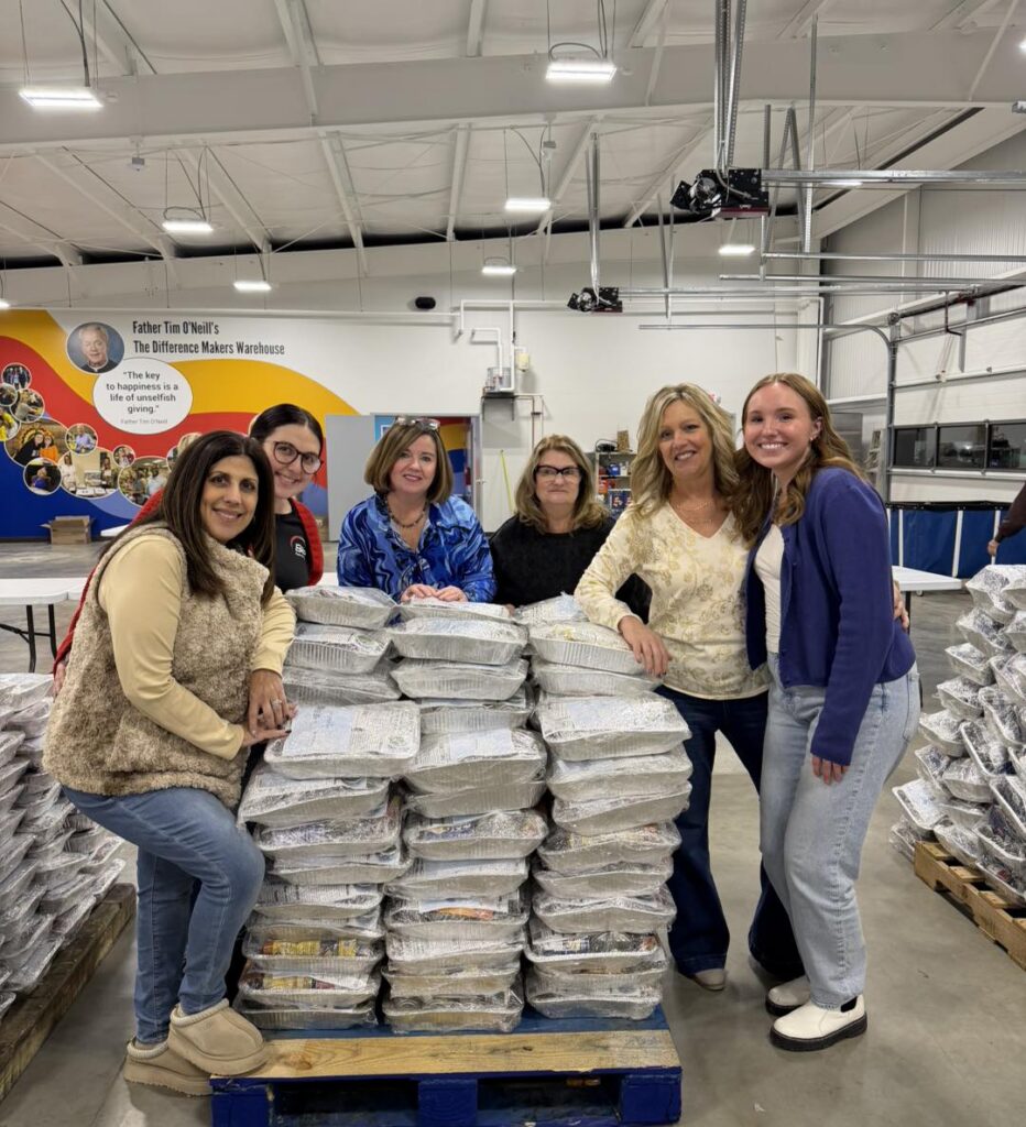Group of ATP employees at United Way resource center